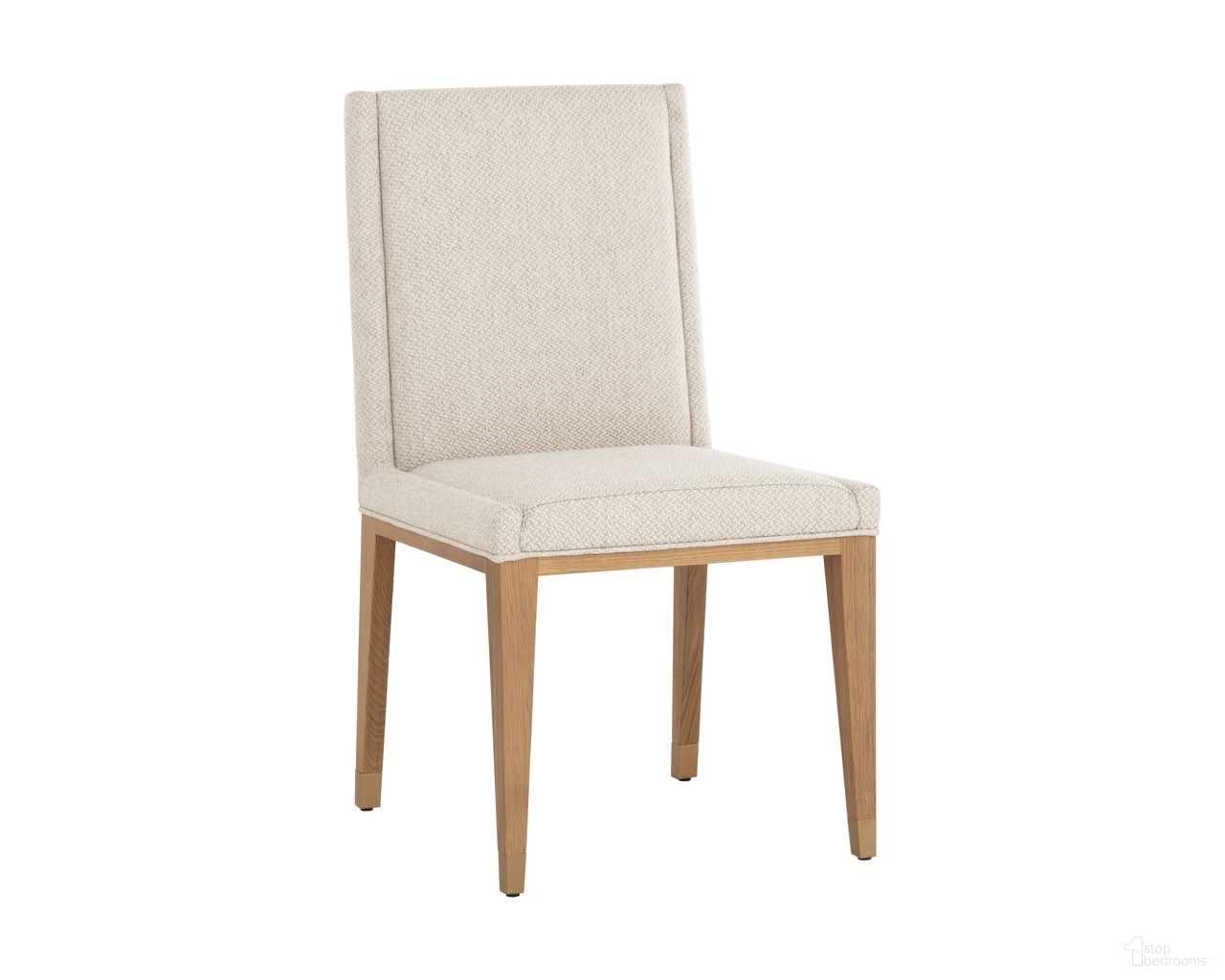 Kalla Dining Chair Set of 2 In Monument Oatmeal