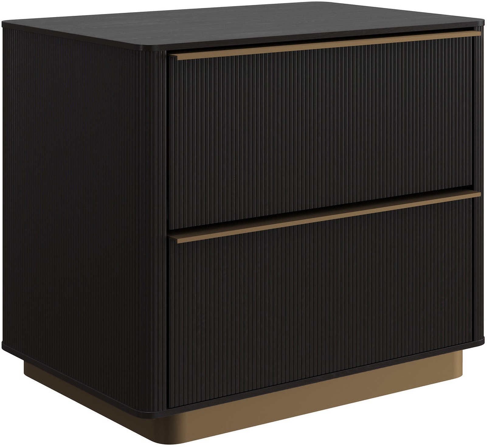 Kalla Nightstand In Charcoal by Sunpan 1StopBedrooms