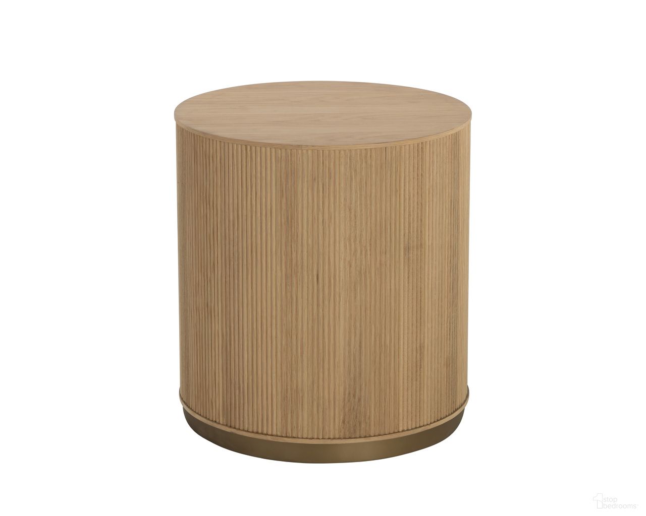 Kalla Side Table In Rustic Oak