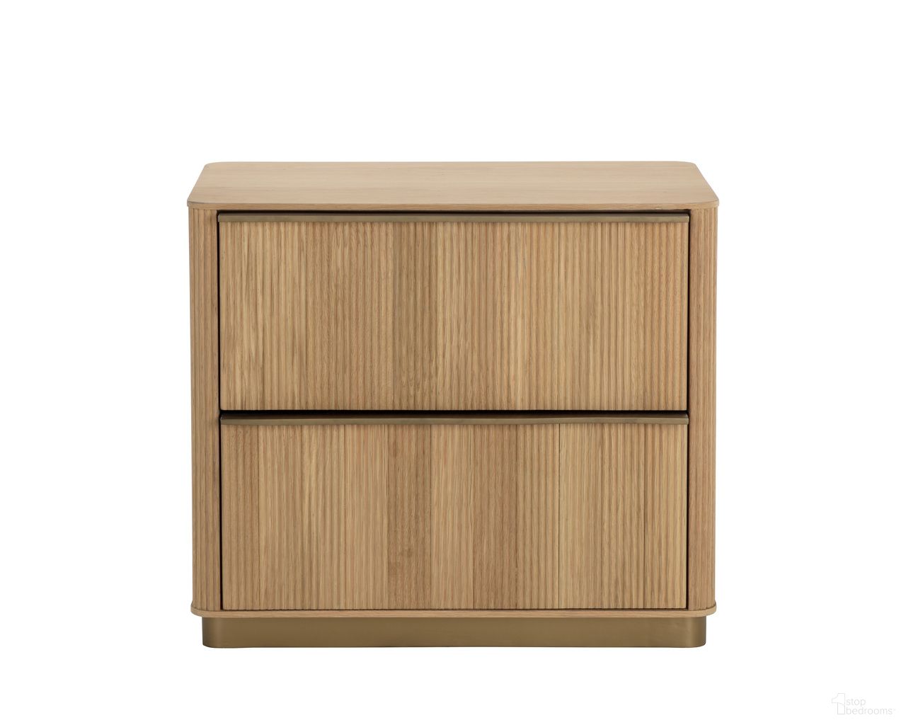Kalla Small Nightstand In Rustic Oak