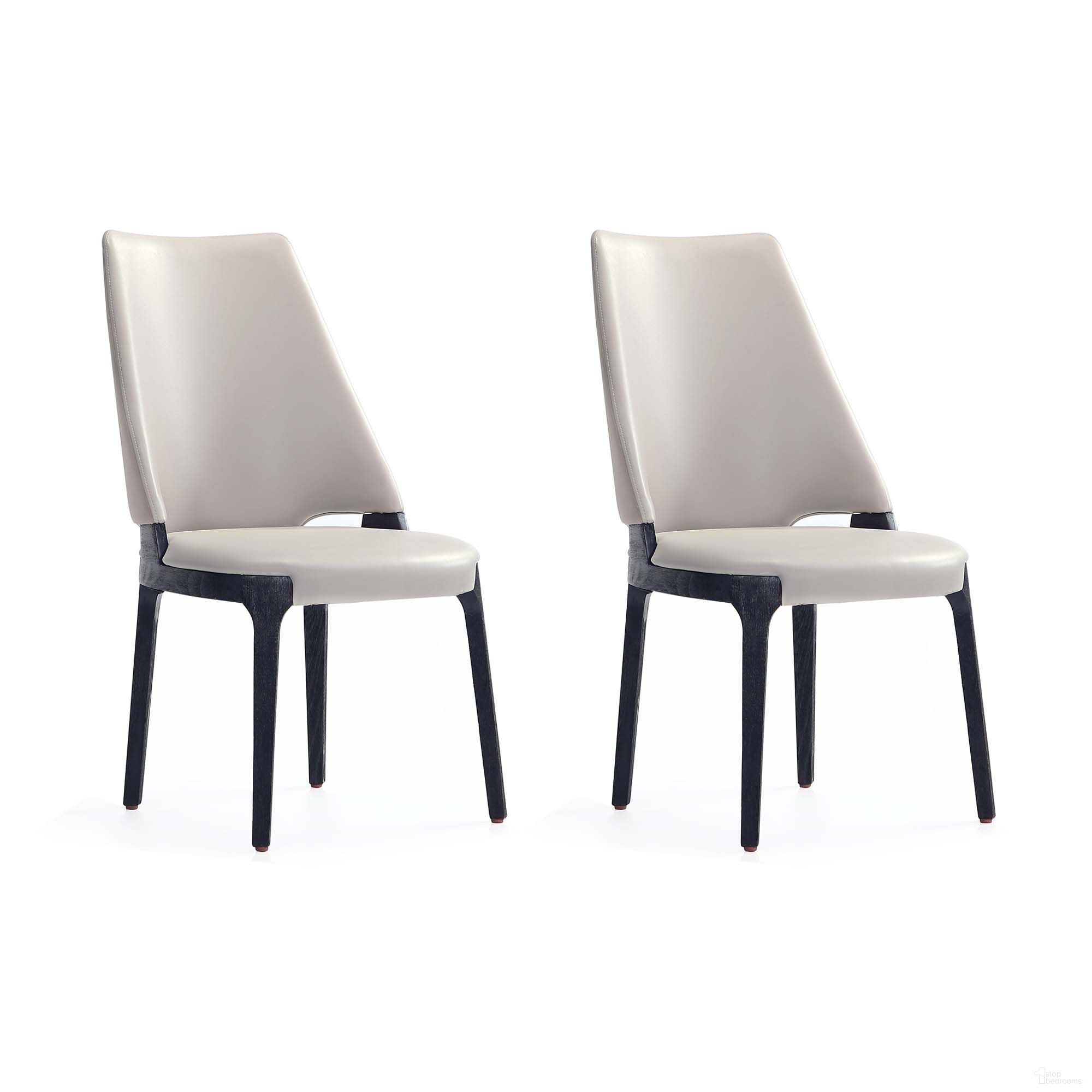 The appearance of Kara Dining Side Chair Set of 2 In Light Grey designed by Manhattan Comfort in the modern / contemporary interior design. This light grey piece of furniture was selected by 1StopBedrooms from Kara Collection to add a touch of cosiness and style into your home. Sku: DC057-LG. Material: Wood. Chair Type: Side Chair.