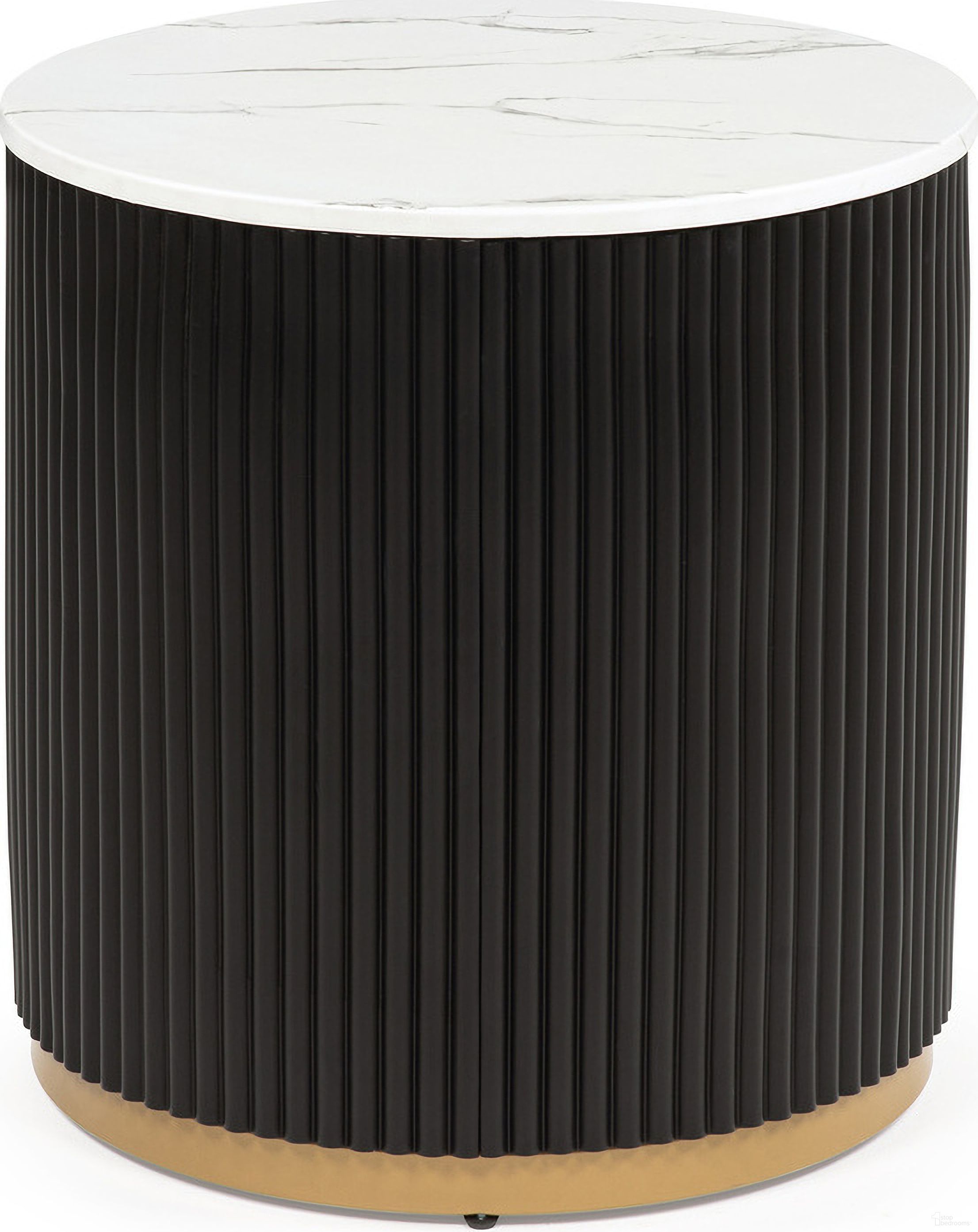 The appearance of Kara End Table In Black and White designed by Crown Mark in the modern / contemporary interior design. This black and white piece of furniture was selected by 1StopBedrooms from Kara Collection to add a touch of cosiness and style into your home. Sku: 4219-02. Material: MDF.