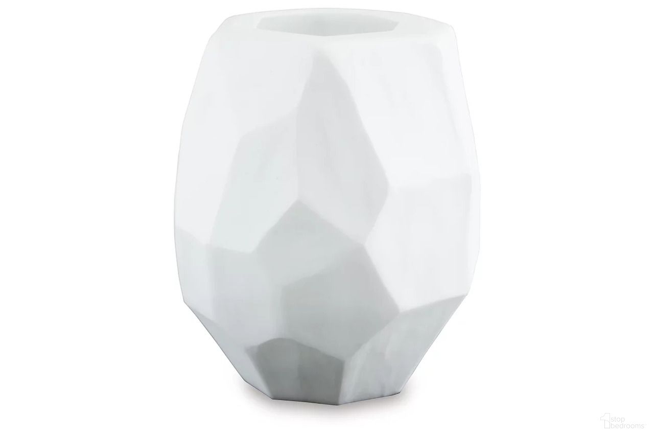The appearance of Karenton Vase In White designed by Signature Design by Ashley in the modern / contemporary interior design. This white piece of furniture was selected by 1StopBedrooms from Karenton Collection to add a touch of cosiness and style into your home. Sku: A2000721. Material: Glass.