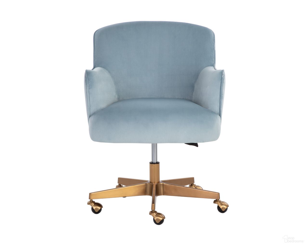 Karina Office Chair In Cornflower Blue Sky