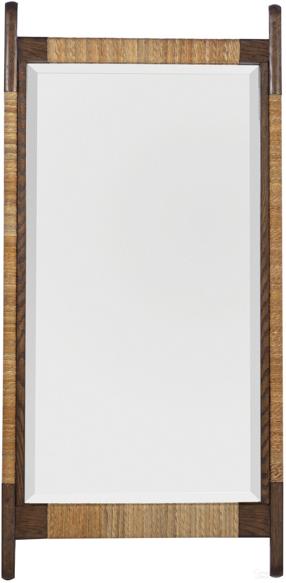 The appearance of Karlie Mirror In Seagrass designed by Century Furniture in the modern / contemporary interior design. This seagrass piece of furniture  was selected by 1StopBedrooms from Thomas O'Brien Collection to add a touch of cosiness and style into your home. Sku: AEA-889. Material: Solid Oak.