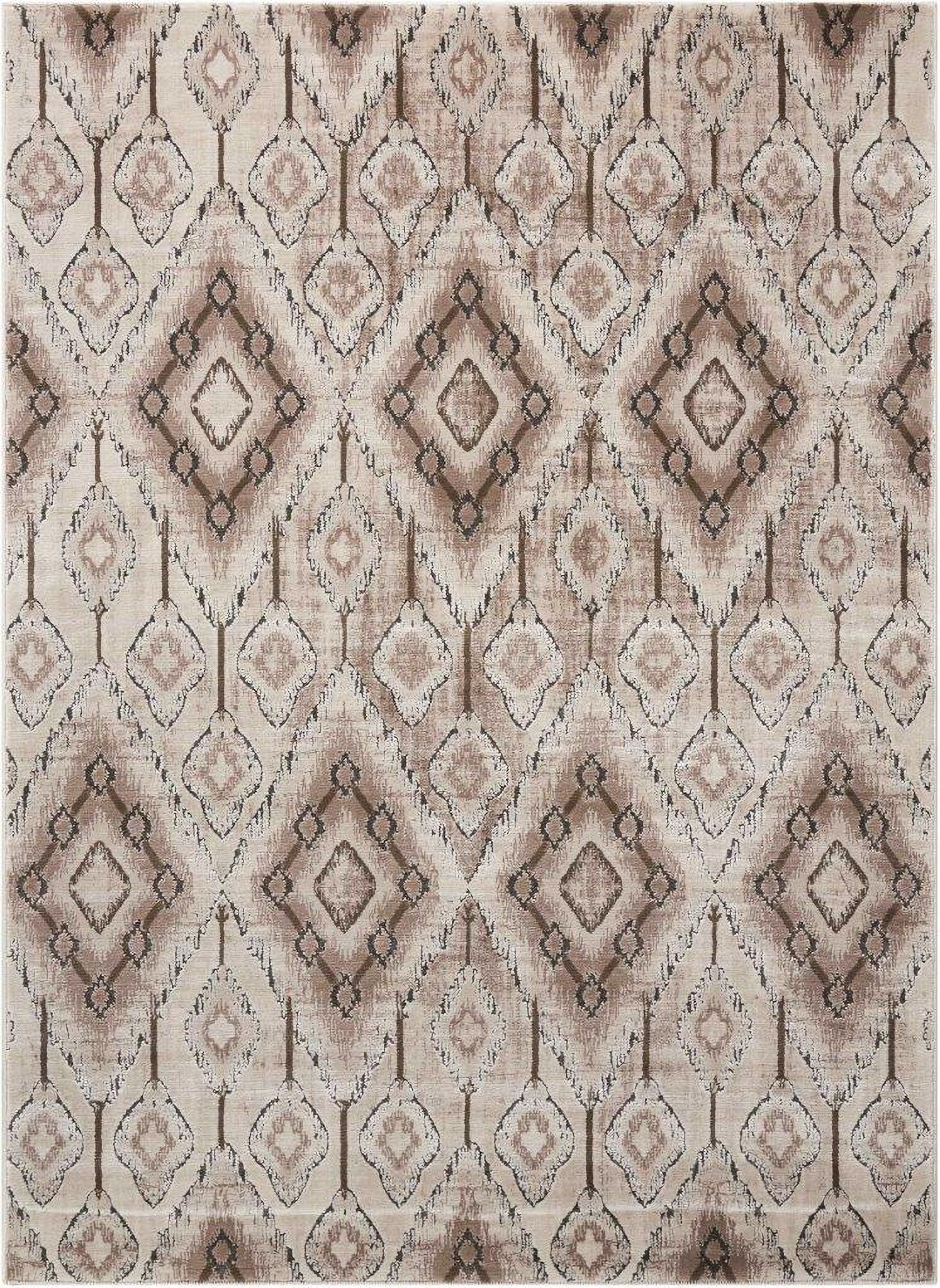 Karma Beige 3'9" x 5'9" Area Rug