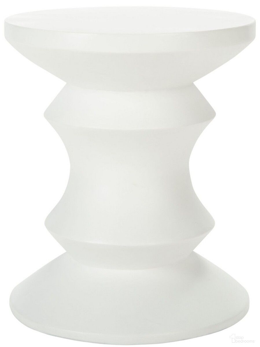 The appearance of Katara Concrete Accent Stool in Ivory designed by Safavieh in the modern / contemporary interior design. This ivory piece of furniture was selected by 1StopBedrooms from Katara Collection to add a touch of cosiness and style into your home. Sku: VNN1034B. Material: Concrete.
