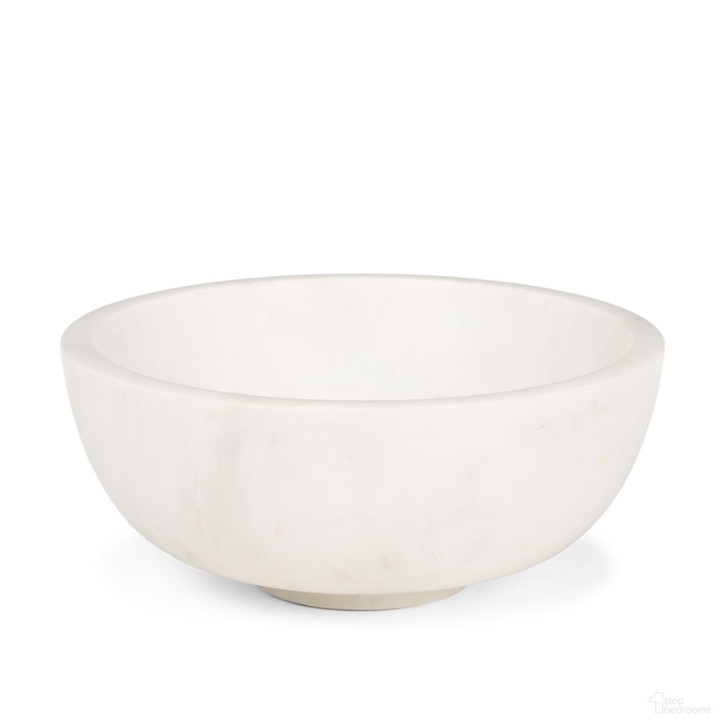 Katora Large Premium Solid Marble Bowl In White