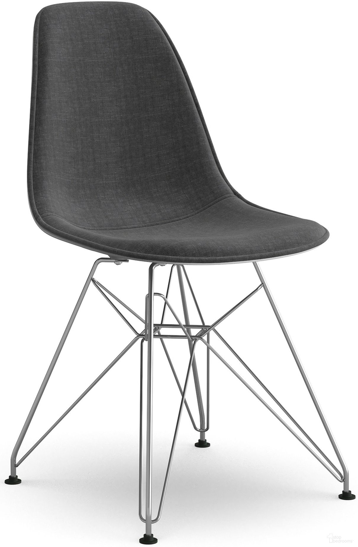 The appearance of Katrina Side Chairs Set of 2 In White and Grey designed by Aeon in the modern / contemporary interior design. This white and grey piece of furniture  was selected by 1StopBedrooms from Paris Collection to add a touch of cosiness and style into your home. Sku: AE8056-Wht-Grey. Material: Steel. Chair Type: Side Chair.