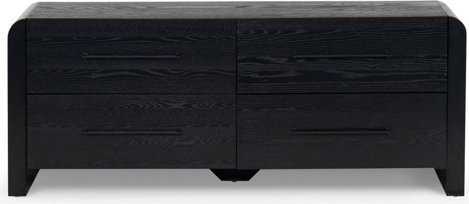The appearance of Katrina Wood 4 Drawer Dresser In Black designed by Safavieh Couture in the modern / contemporary interior design. This black piece of furniture was selected by 1StopBedrooms from Katrina Collection to add a touch of cosiness and style into your home. Sku: SFV2174B. Material: Rubberwood.