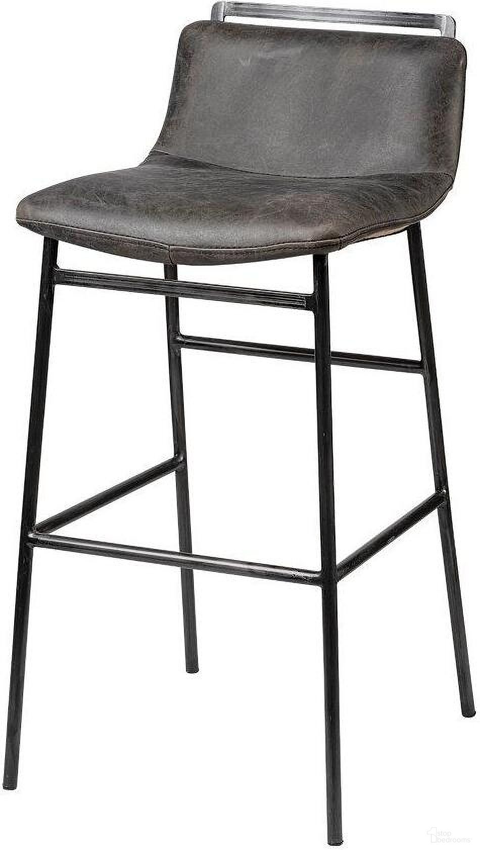 The appearance of Kavalan 37.5 Inch Total Height Ebony Leather Seat Black Metal Frame Bar Stool designed by Mercana in the modern / contemporary interior design. This ebony piece of furniture was selected by 1StopBedrooms from Kavalan Collection to add a touch of cosiness and style into your home. Sku: 68766. Material: Metal.