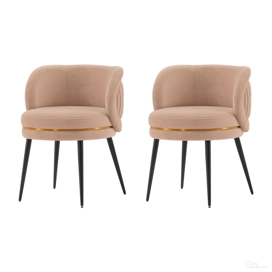 The appearance of Kaya Dining Chair Set of 2 In Nude designed by Manhattan Comfort in the modern / contemporary interior design. This nude piece of furniture was selected by 1StopBedrooms from Kaya Collection to add a touch of cosiness and style into your home. Sku: DC080-ND;DC080-ND. Material: Wood. Chair Type: Side Chair.