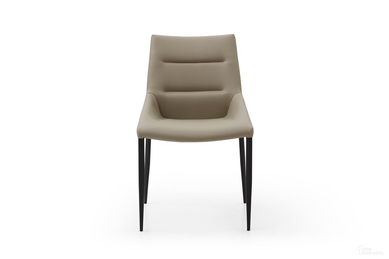 The appearance of Kaya Faux Leather Dining Chair Set of 2 In Light Grey designed by Whiteline Modern Living in the modern / contemporary interior design. This light grey piece of furniture was selected by 1StopBedrooms from Kaya Collection to add a touch of cosiness and style into your home. Sku: DC1843-LGRY. Material: Faux Leather. Chair Type: Side Chair.