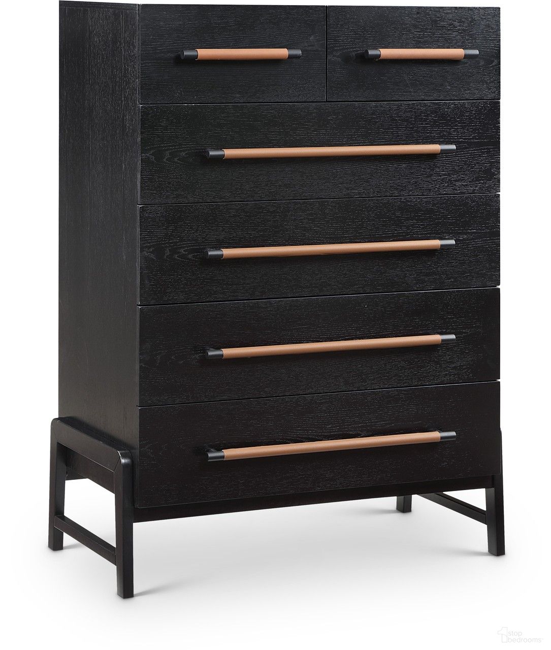 The appearance of Kaya Vegan Leather Chest In Black designed by Meridian in the modern / contemporary interior design. This black piece of furniture was selected by 1StopBedrooms from Kaya Collection to add a touch of cosiness and style into your home. Sku: 360Black-CH. Material: MDF.