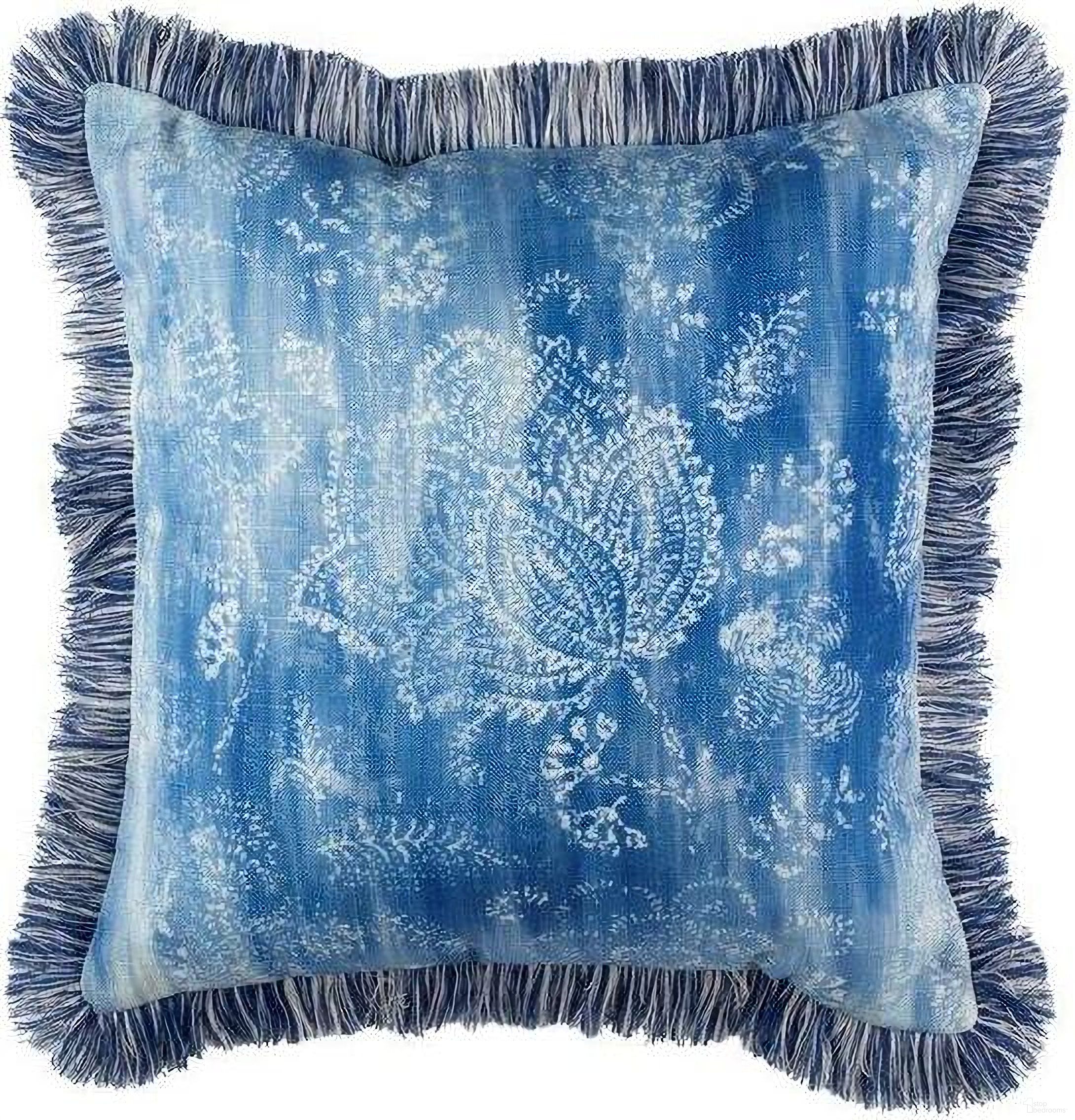 The appearance of Kayden Pillow designed by Safavieh in the modern / contemporary interior design. This blue and cream piece of furniture was selected by 1StopBedrooms from Safavieh PLS Collection to add a touch of cosiness and style into your home. Sku: PLS794A-1616. Material: Polyester.