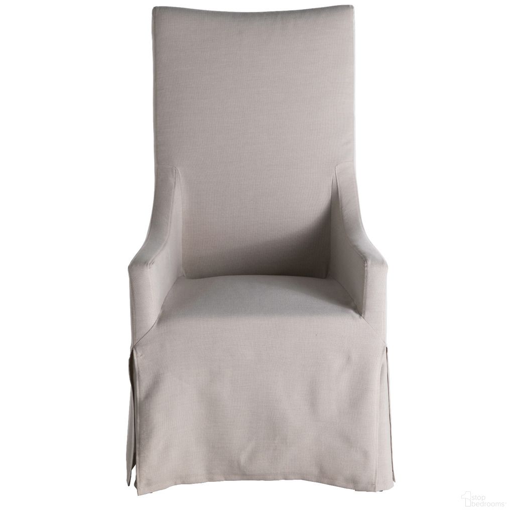 The appearance of Kayla Dining Chair In Ivory Beige and Painted Black designed by Gabby in the transitional interior design. This ivory beige/painted black piece of furniture was selected by 1StopBedrooms from Kayla Collection to add a touch of cosiness and style into your home. Sku: SCH-175083. Material: Fabric. Chair Type: Arm Chair.