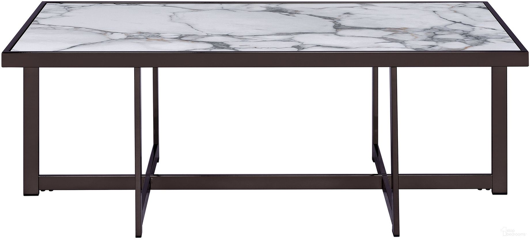 The appearance of Kayley Cocktail Table In White designed by Steve Silver in the modern / contemporary interior design. This white piece of furniture was selected by 1StopBedrooms from Kayley Collection to add a touch of cosiness and style into your home. Sku: KY200WC. Material: Particle Board.