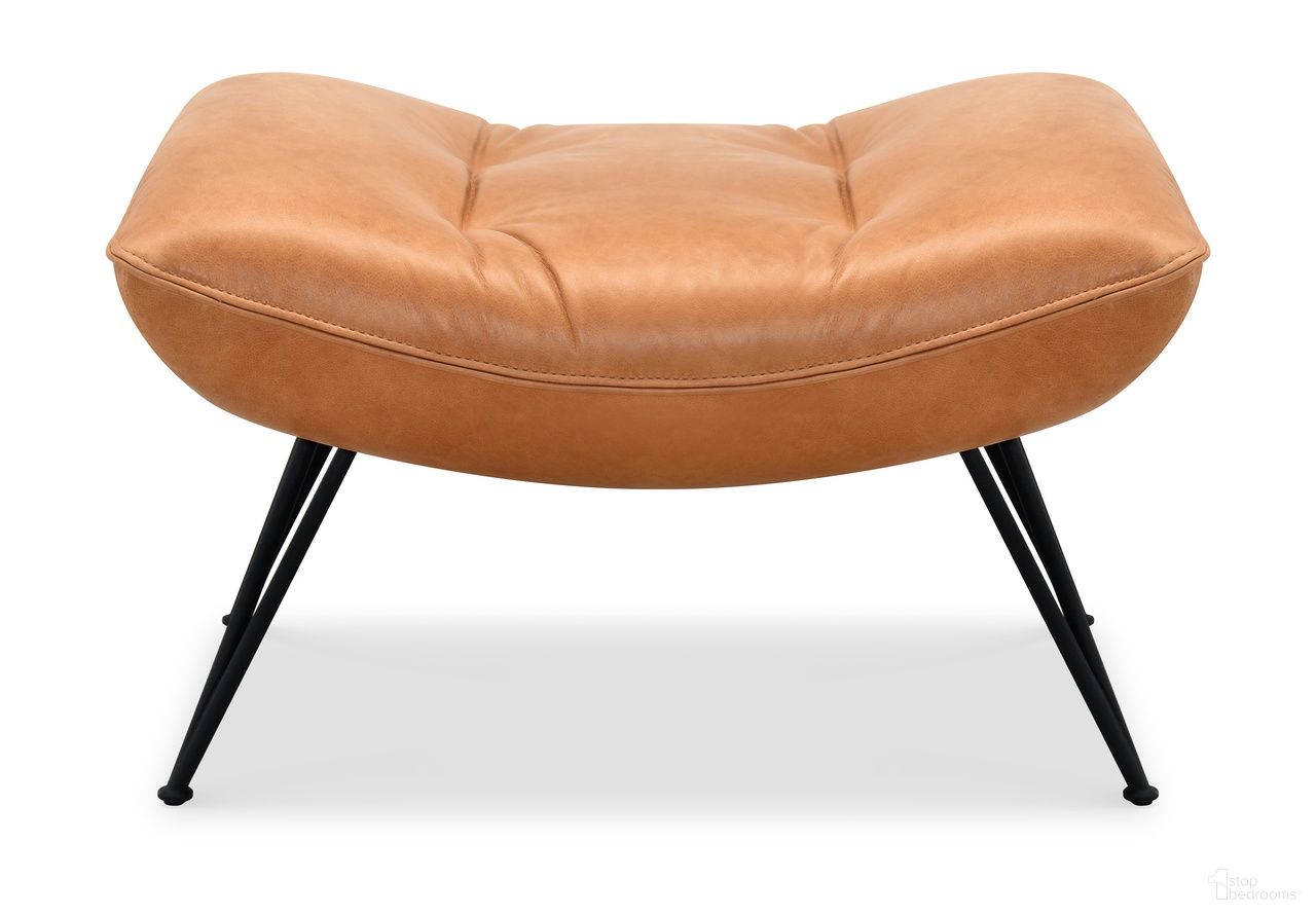 The appearance of Kayne Ottoman In Brown designed by Hooker in the modern / contemporary interior design. This brown piece of furniture was selected by 1StopBedrooms from Kayne Collection to add a touch of cosiness and style into your home. Sku: CC416-OT-086. Material: Leather.