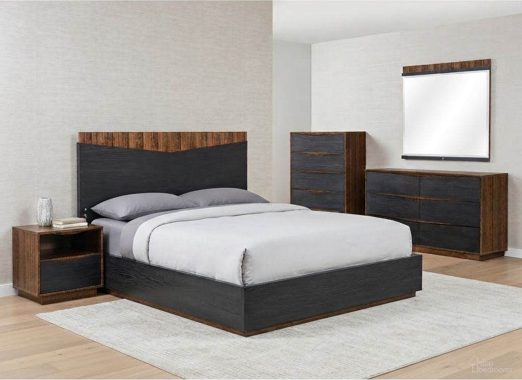 Kayner Bedroom Set In Charcoal