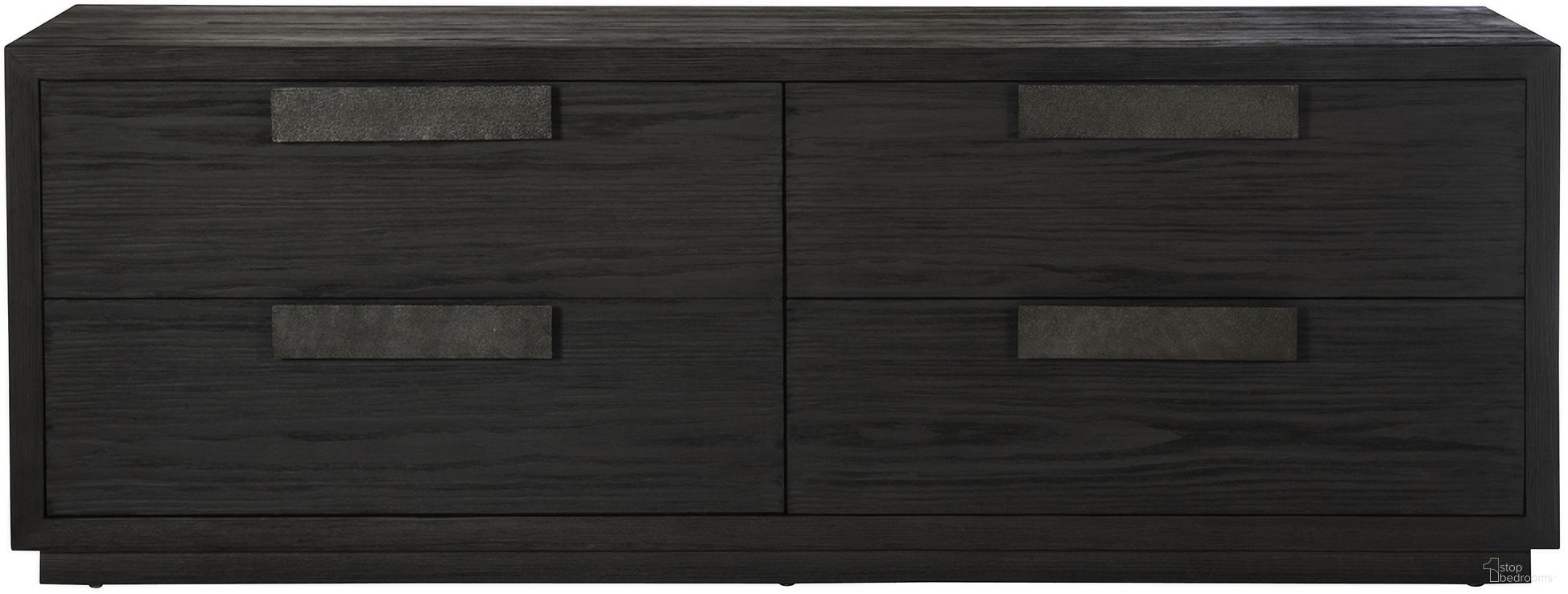The appearance of Keali Dresser designed by Bernhardt in the modern / contemporary interior design. This ebonized pine piece of furniture was selected by 1StopBedrooms from Keali Collection to add a touch of cosiness and style into your home. Sku: 309054. Material: Wood.