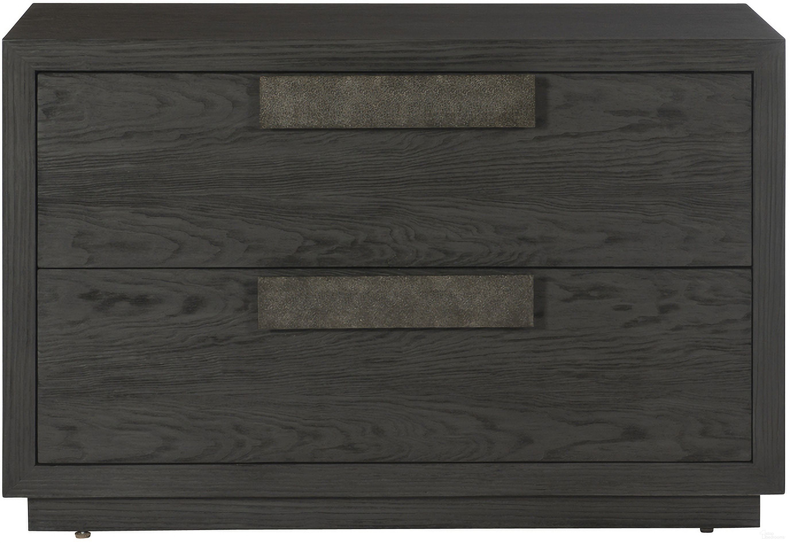 The appearance of Keali Nightstand designed by Bernhardt in the modern / contemporary interior design. This ebonized pine piece of furniture  was selected by 1StopBedrooms from Keali Collection to add a touch of cosiness and style into your home. Sku: 309234. Material: Wood.