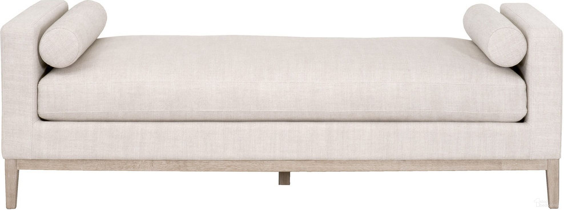 The appearance of Stitch and Hand Keaton Daybed In Bisque and Natural Gray designed by Essentials For Living in the transitional interior design. This bisque/natural gray piece of furniture was selected by 1StopBedrooms from Stitch & Hand Collection to add a touch of cosiness and style into your home. Sku: 6701.BISQ/NG. Bed Type: Daybed. Material: Oak Wood.
