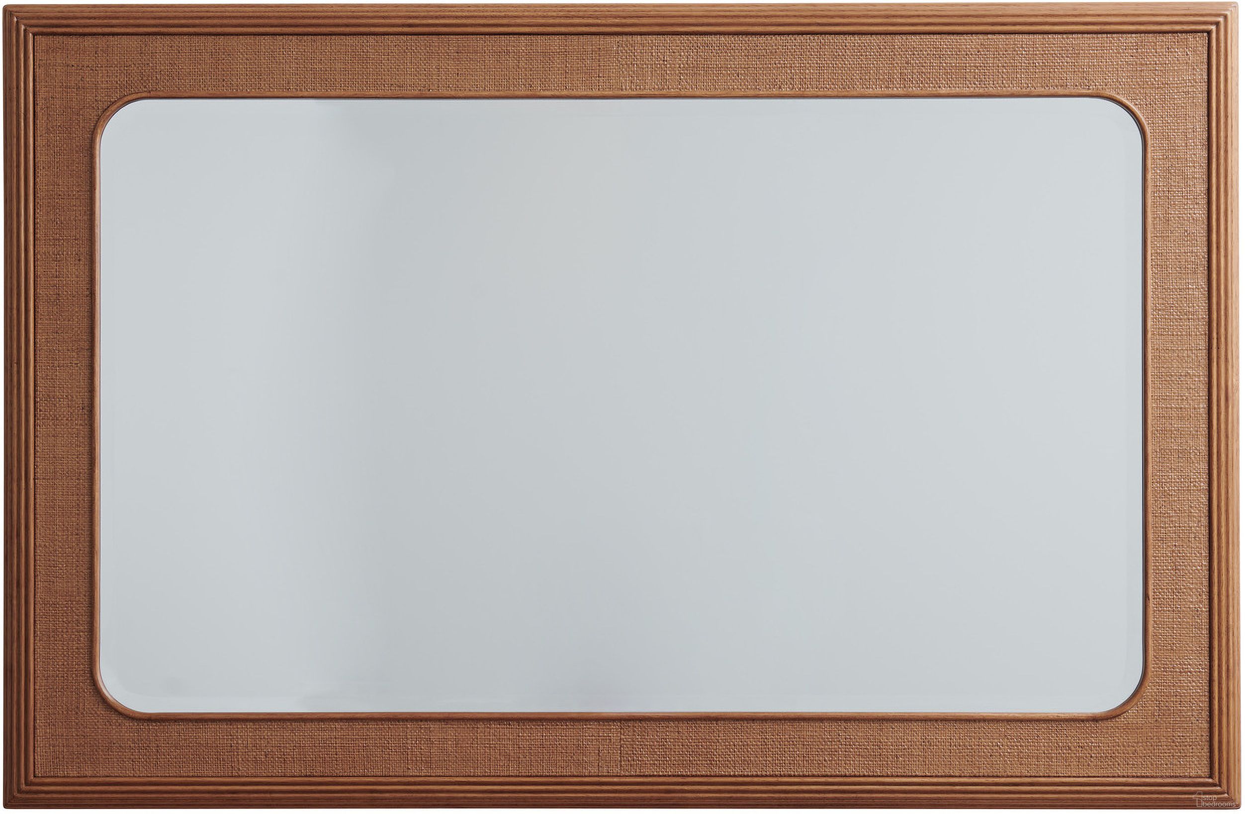 The appearance of Palm Desert Keaton Rectangular Mirror In Sonoran designed by Tommy Bahama in the transitional interior design. This sonoran piece of furniture was selected by 1StopBedrooms from Palm Desert Collection to add a touch of cosiness and style into your home. Sku: 575-206. Material: Wood.