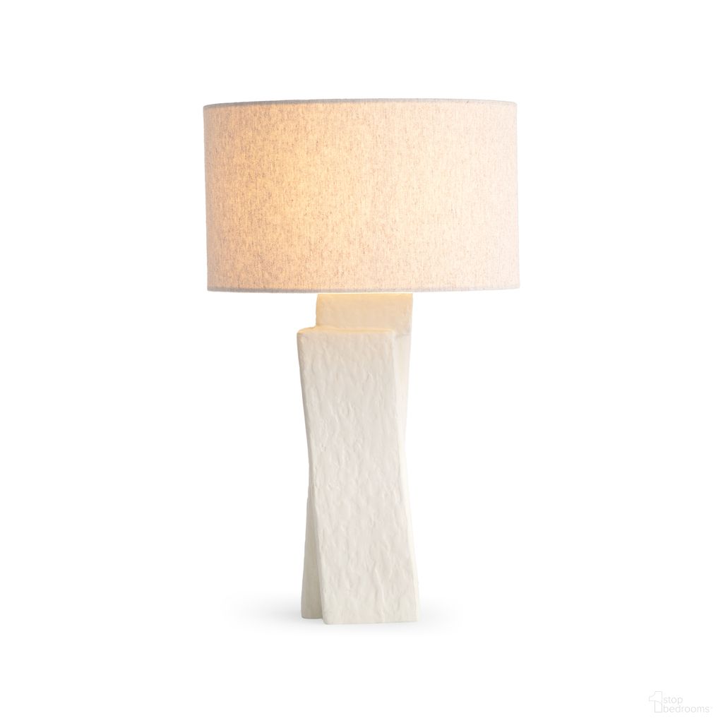The appearance of Keaton Table Lamp In White designed by Co. House Designs in the modern / contemporary interior design. This white piece of furniture was selected by 1StopBedrooms from Keaton Collection to add a touch of cosiness and style into your home. Sku: CH-1001677-VN06-DC-LT-TL-WH. Material: Plaster.