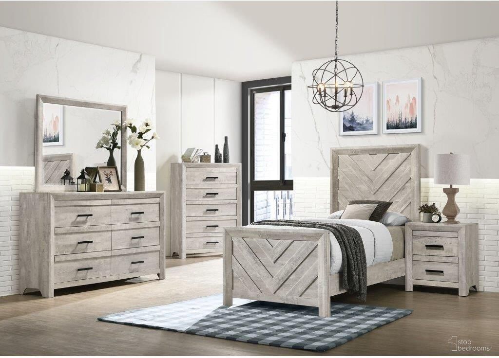 The appearance of Keely Youth Panel Bedroom Set In White designed by Picket House in the modern / contemporary interior design. This white piece of furniture was selected by 1StopBedrooms from Keely Collection to add a touch of cosiness and style into your home. Sku: EL700THF;EL700TFR;EL700NS. Bed Type: Panel Bed. Material: Wood. Bed Size: Full.
