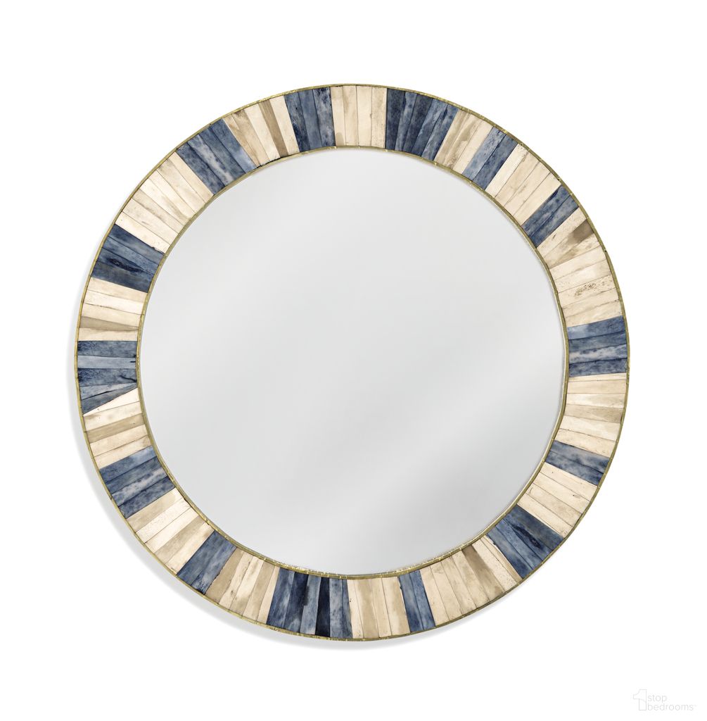 Keena Wall Mirror In Blue