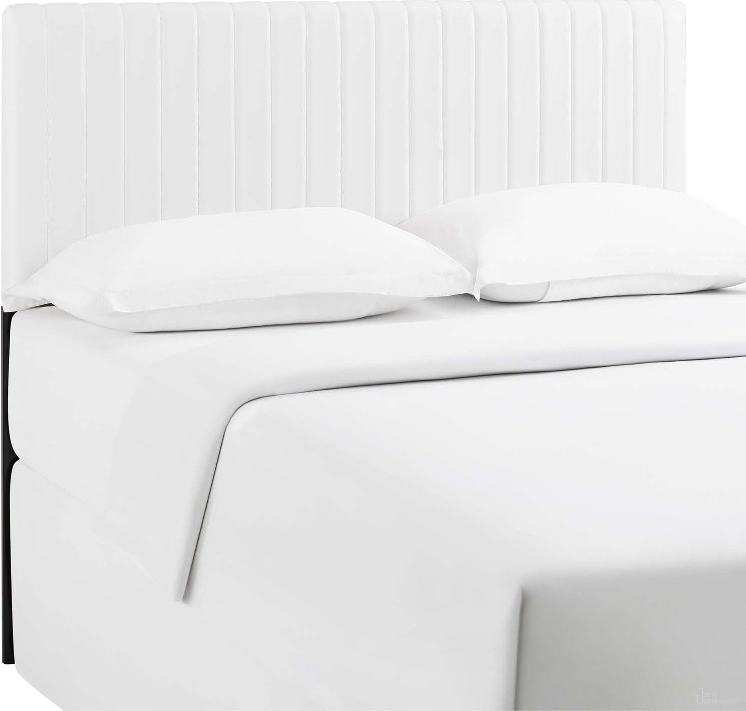 Keira White Full/Queen Faux Leather Headboard MOD-6096-WHI