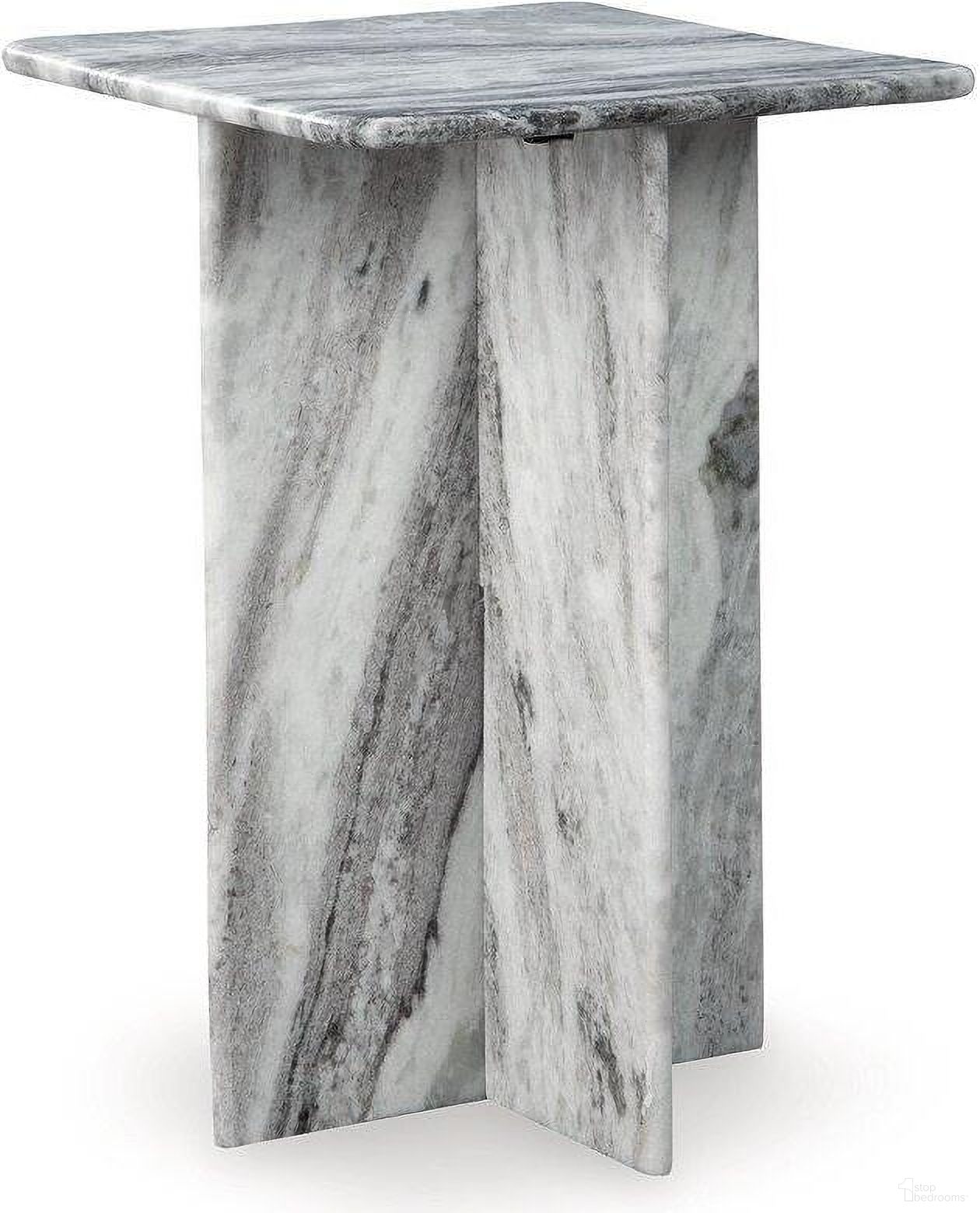 The appearance of Keithwell Square Accent Table In Gray designed by Signature Design by Ashley in the modern / contemporary interior design. This gray piece of furniture was selected by 1StopBedrooms from Keithwell Collection to add a touch of cosiness and style into your home. Sku: A4000611. Material: Marble.