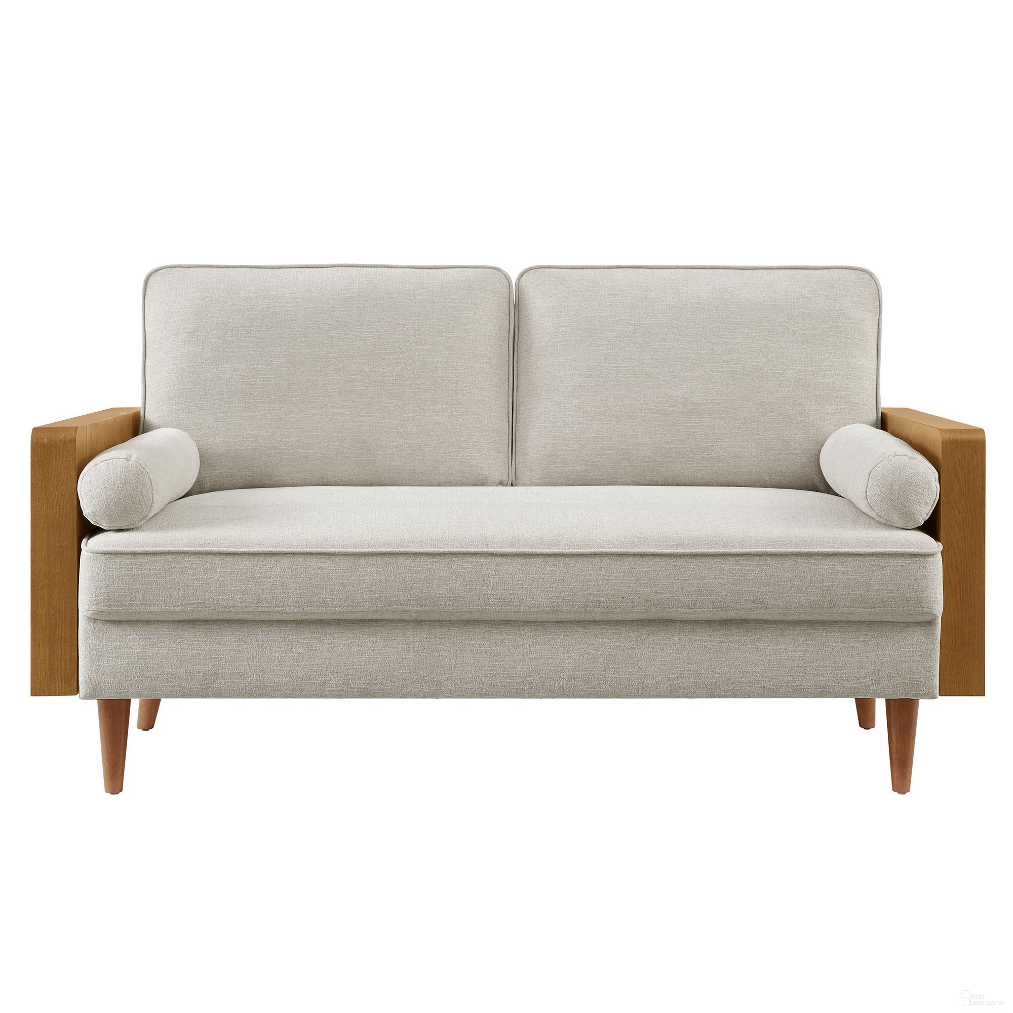 The appearance of Kellan Heathered Weave Fabric Loveseat In Walnut and Heathered Weave Ivory designed by Modway in the modern / contemporary interior design. This walnut/heathered weave ivory piece of furniture was selected by 1StopBedrooms from Kellan Collection to add a touch of cosiness and style into your home. Sku: EEI-6962-WAL-HEI. Material: Fabric.