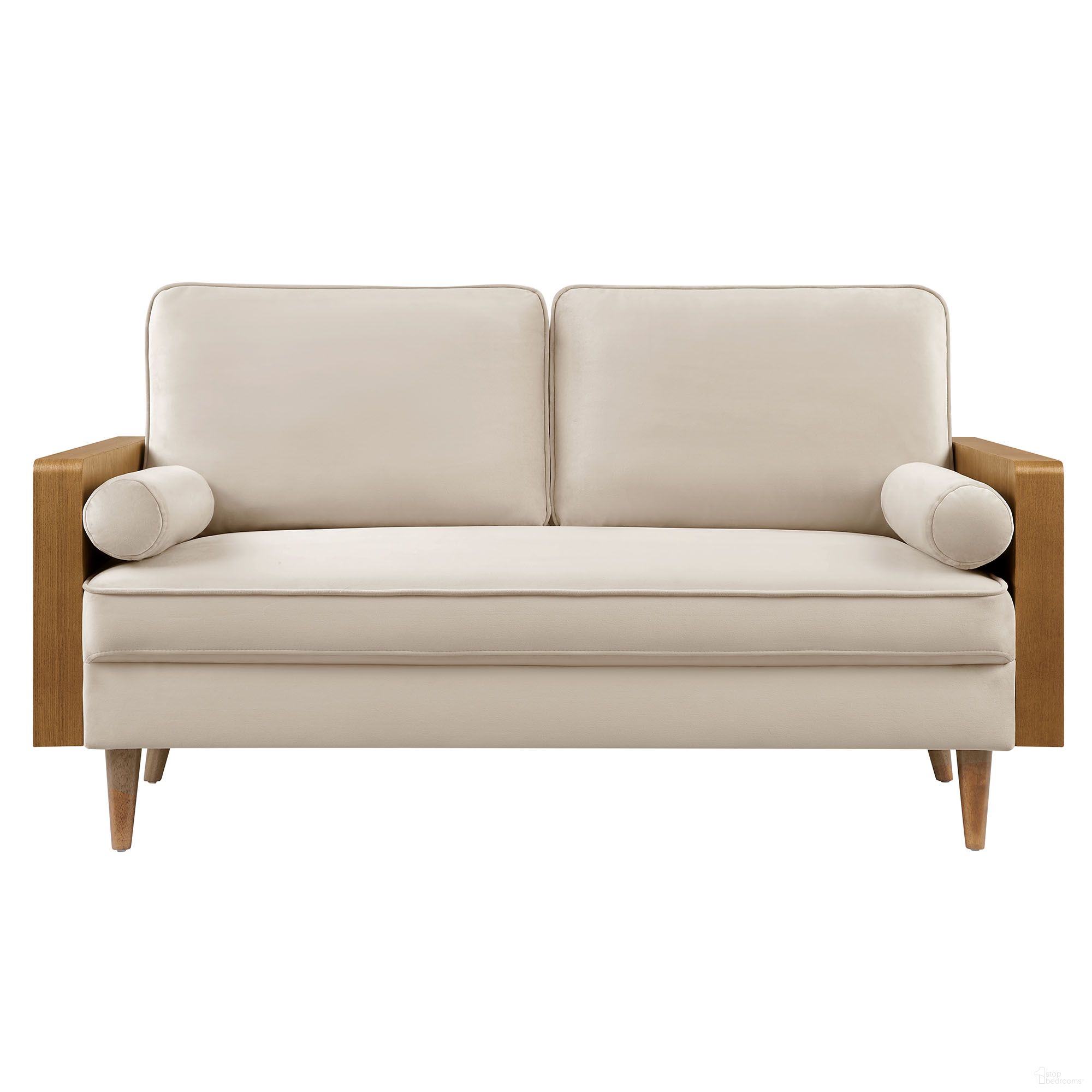 The appearance of Kellan Performance Velvet Loveseat In Walnut and Almond designed by Modway in the modern / contemporary interior design. This walnut/almond piece of furniture was selected by 1StopBedrooms from Kellan Collection to add a touch of cosiness and style into your home. Sku: EEI-6945-WAL-ALM. Material: Velvet.