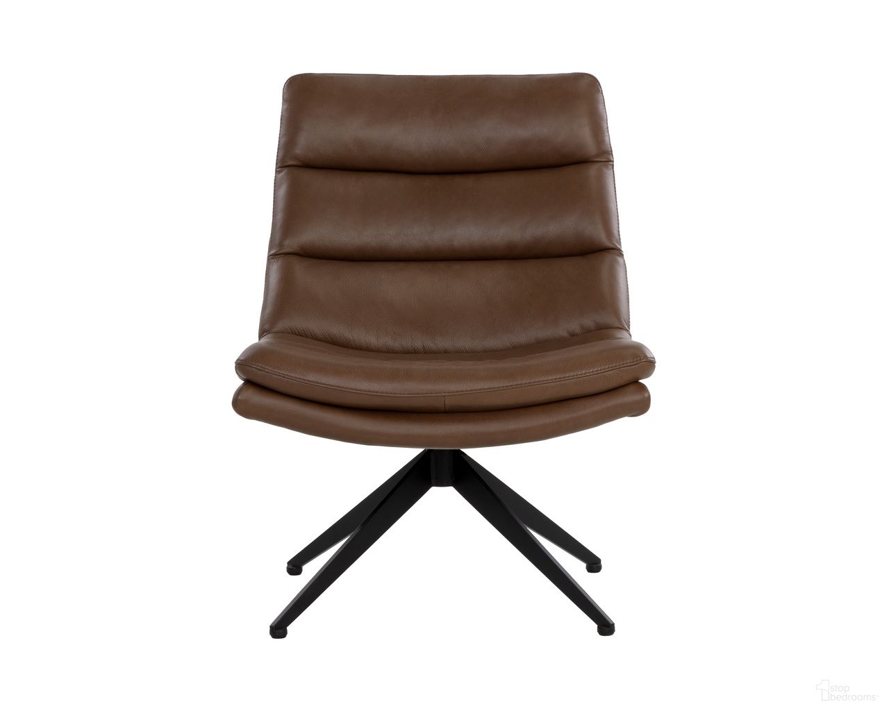 Keller Swivel Lounge Chair In Missouri Mahogany