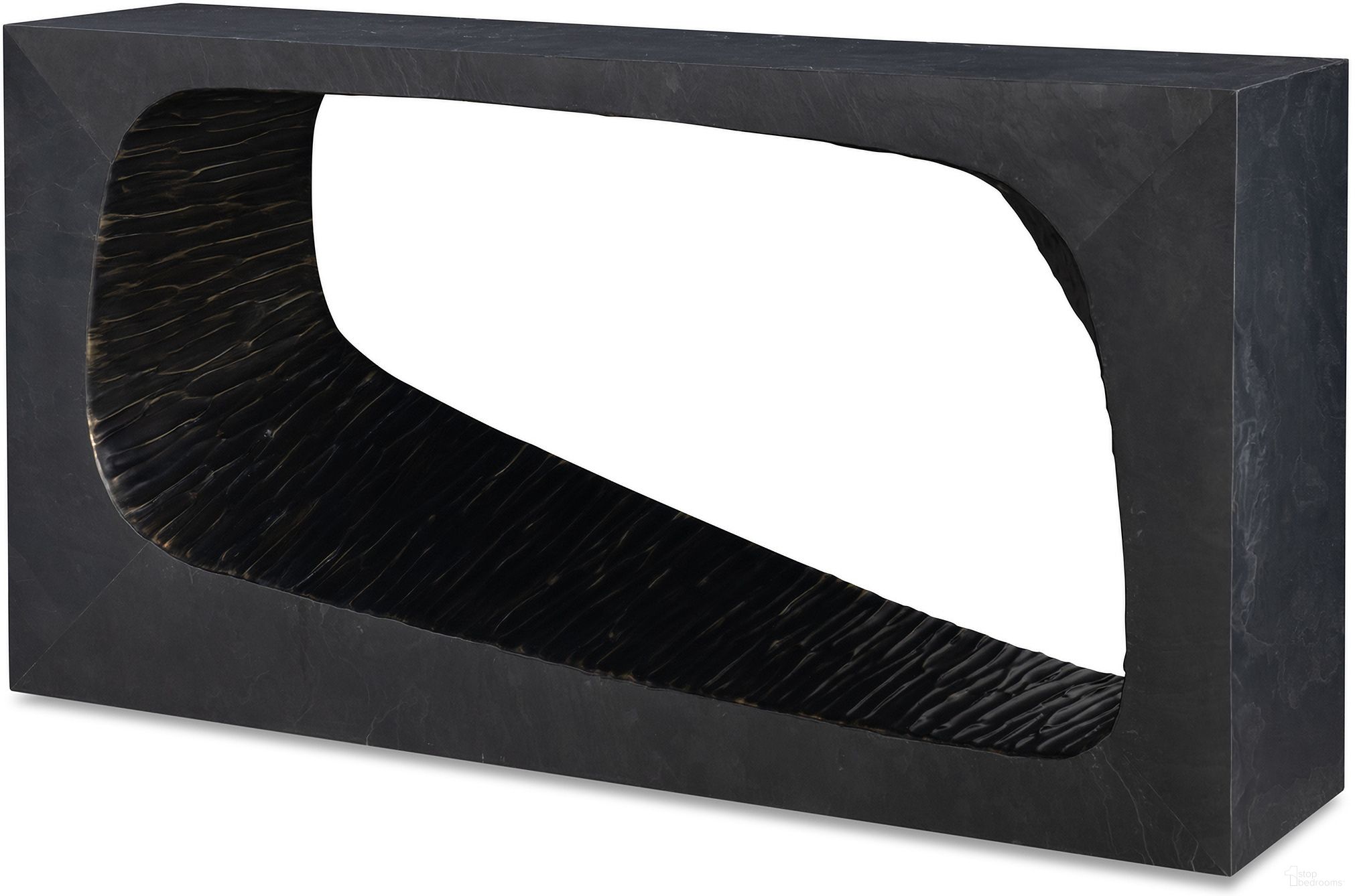 Kelly 65 Inch Console Table In Slate