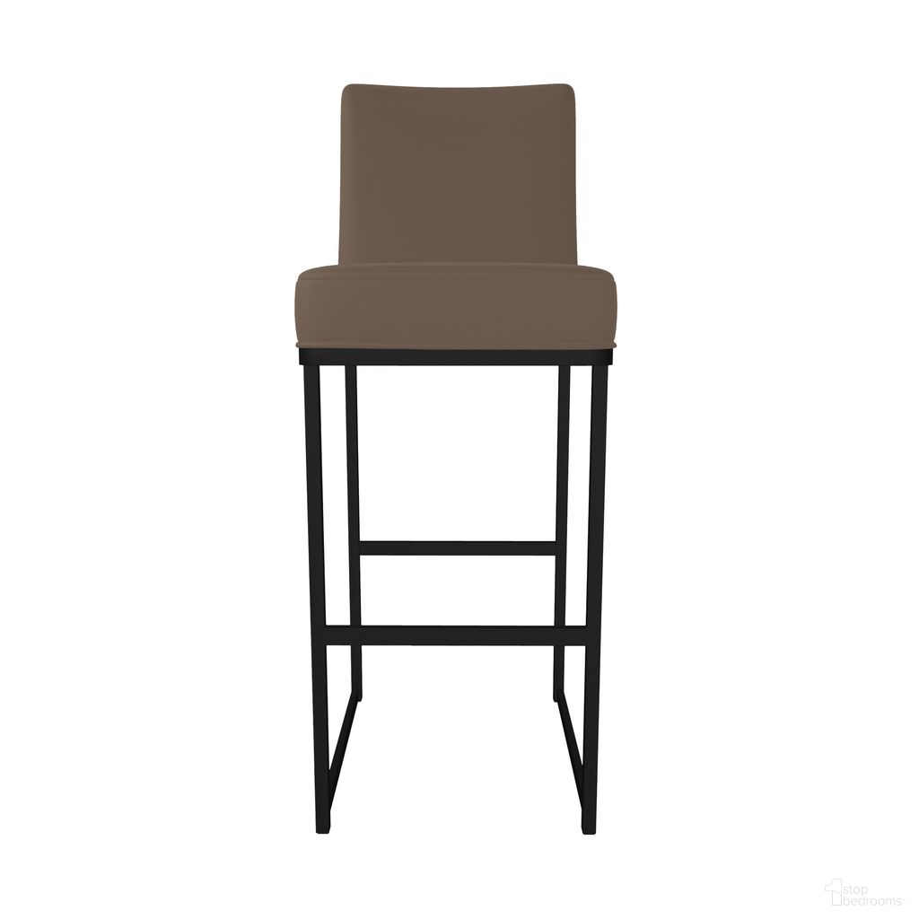 The appearance of Kelsey 30 Inch Bar Height Stool In Sable Onyx and Island Teak designed by Wesley Allen in the transitional interior design. This sable onyx/island teak piece of furniture was selected by 1StopBedrooms from Kelsey Collection to add a touch of cosiness and style into your home. Sku: B241H30-XS-MB-DB. Material: Metal.