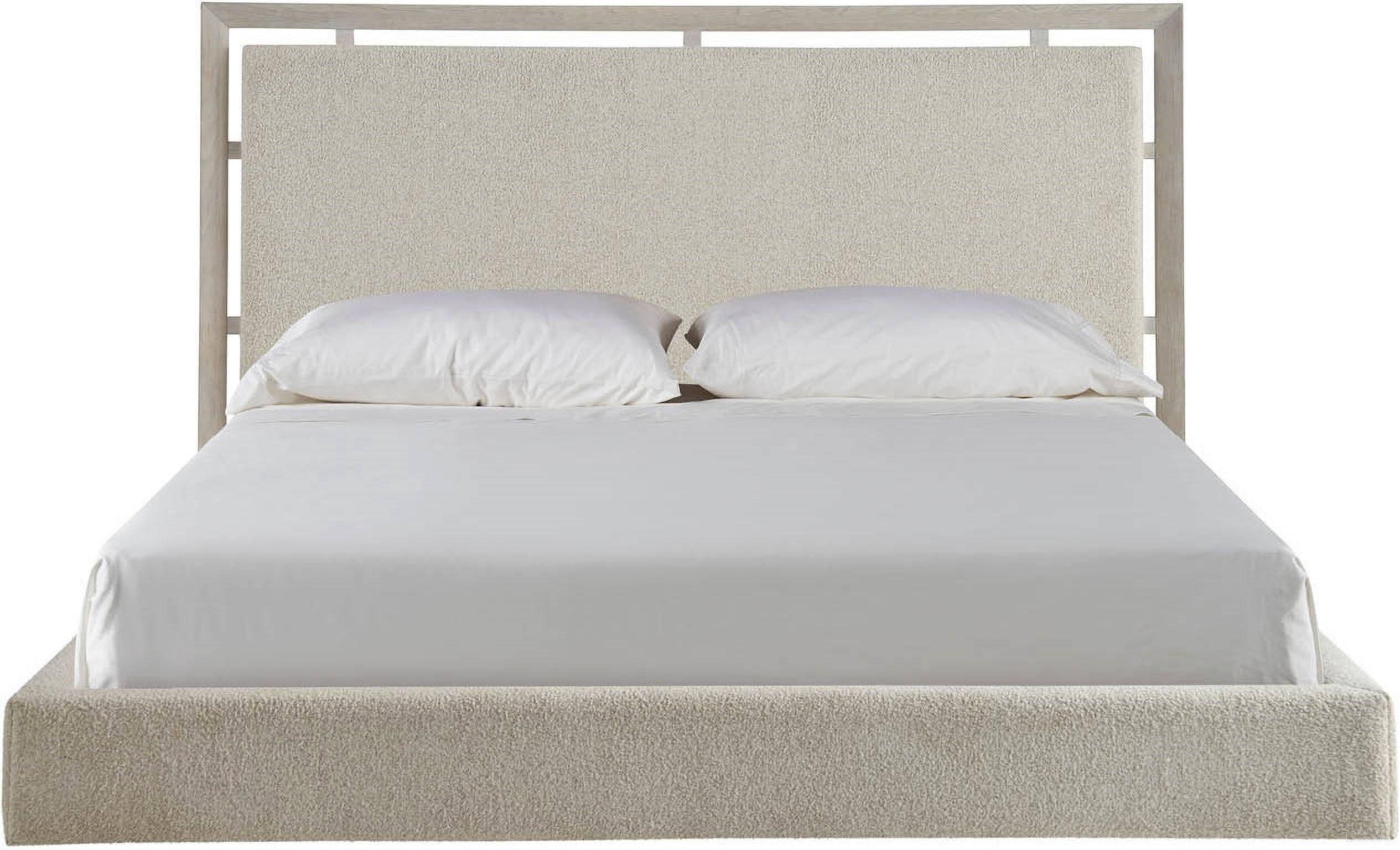 Kendall Bed King In White Oak