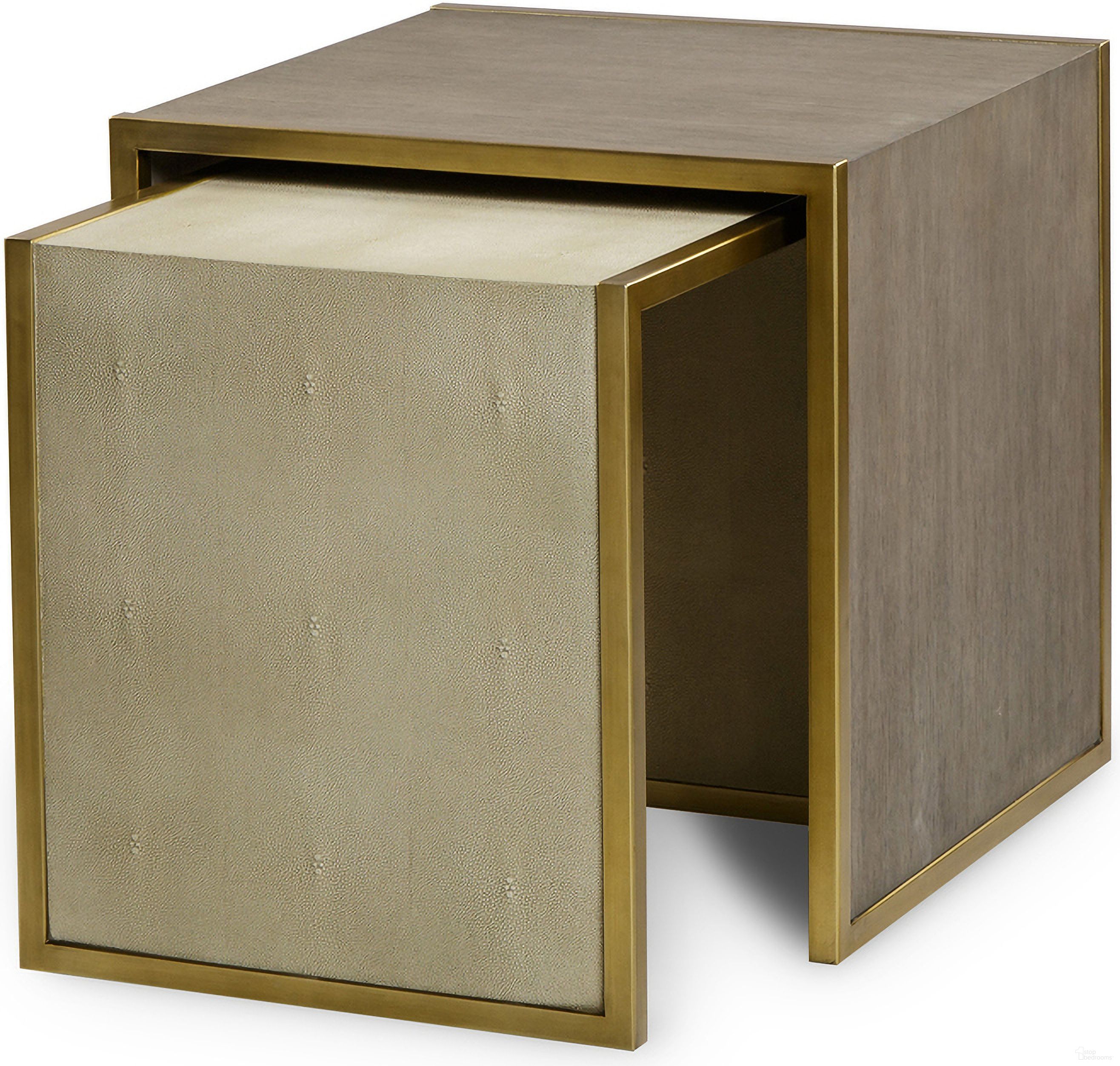 Kendall Nesting Side Tables In Grey by Century Furniture 1StopBedrooms