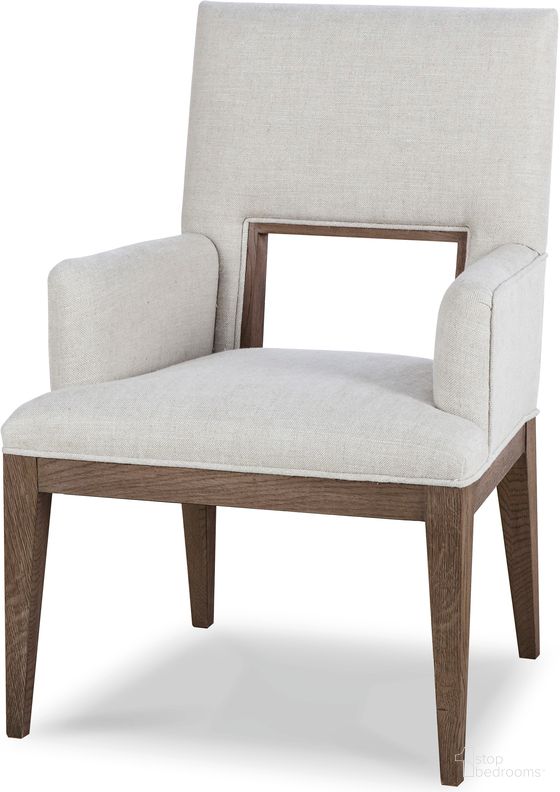 The appearance of Kendall Oak Arm Chair In Grey designed by Century Furniture in the modern / contemporary interior design. This grey piece of furniture was selected by 1StopBedrooms from Monarch Collection to add a touch of cosiness and style into your home. Sku: MN5378A. Chair Type: Arm Chair. Material: Solid Oak.