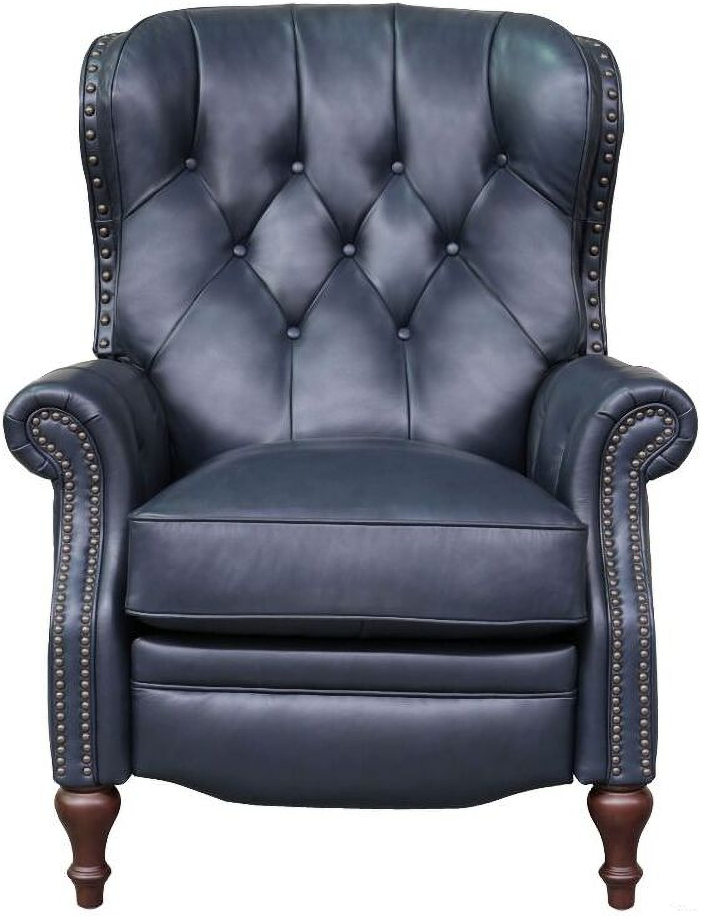 The appearance of Kendall Recliner In Blue designed by BarcaLounger in the traditional interior design. This blue piece of furniture  was selected by 1StopBedrooms from Kendall Collection to add a touch of cosiness and style into your home. Sku: 74733570047. Material: Leather.