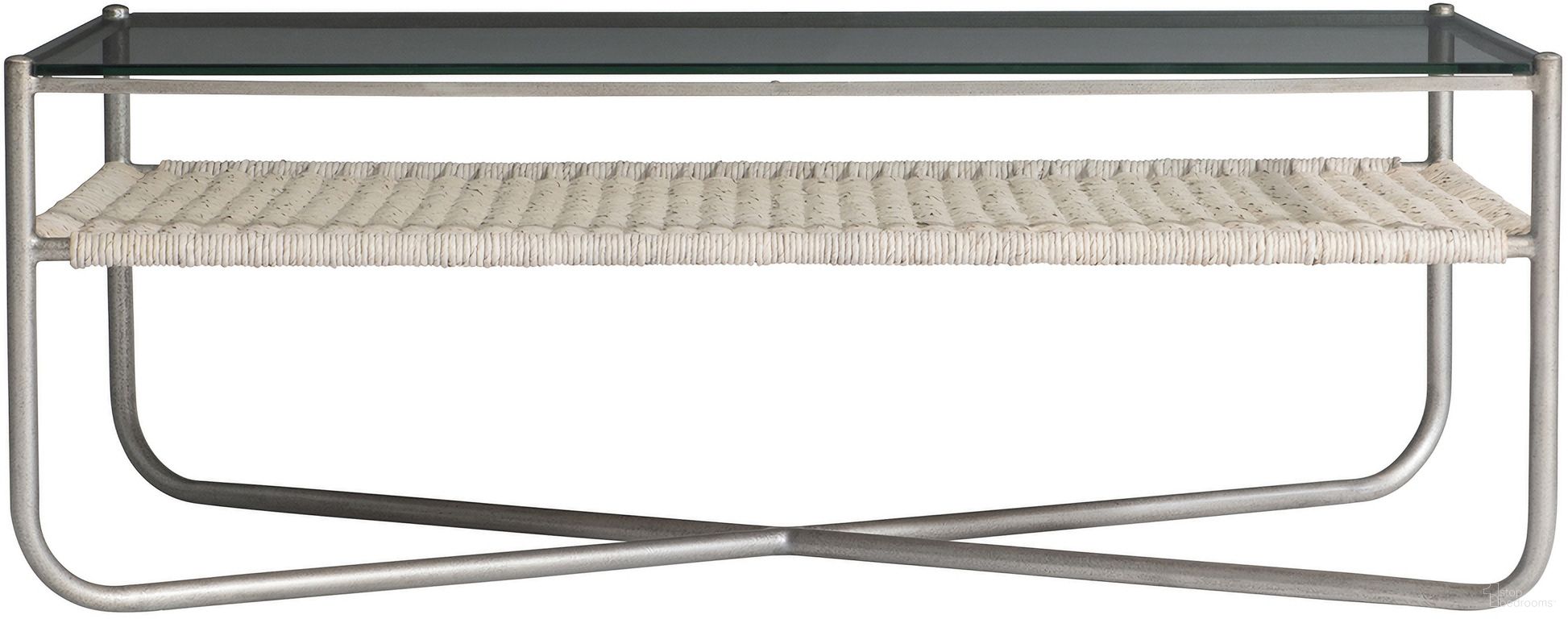 The appearance of Kendo Cocktail Table designed by Bernhardt in the modern / contemporary interior design. This stainless steel piece of furniture  was selected by 1StopBedrooms from Kendo Collection to add a touch of cosiness and style into your home. Sku: 328021. Material: Glass.