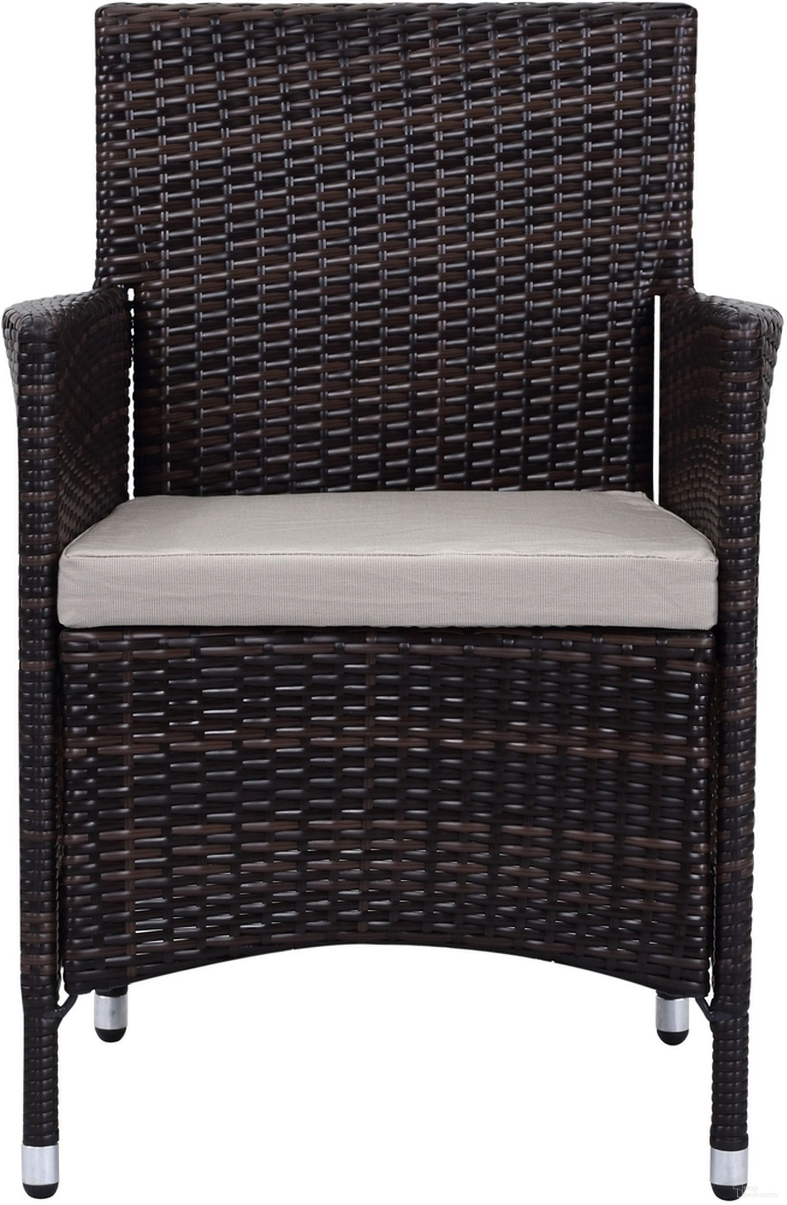 The appearance of Kendrick Chair Set of 2 designed by Safavieh in the transitional interior design. This sand brown piece of furniture  was selected by 1StopBedrooms from Kendrick Collection to add a touch of cosiness and style into your home. Sku: PAT2506B-SET2. Material: Rattan.