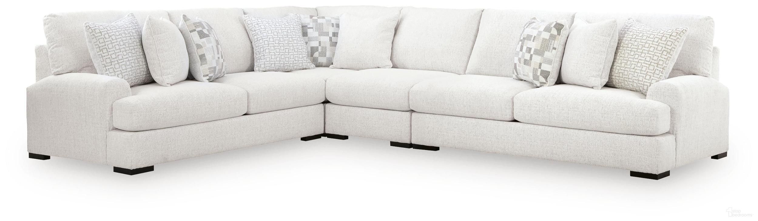Kendrie 4-Piece Sectional In Chalk