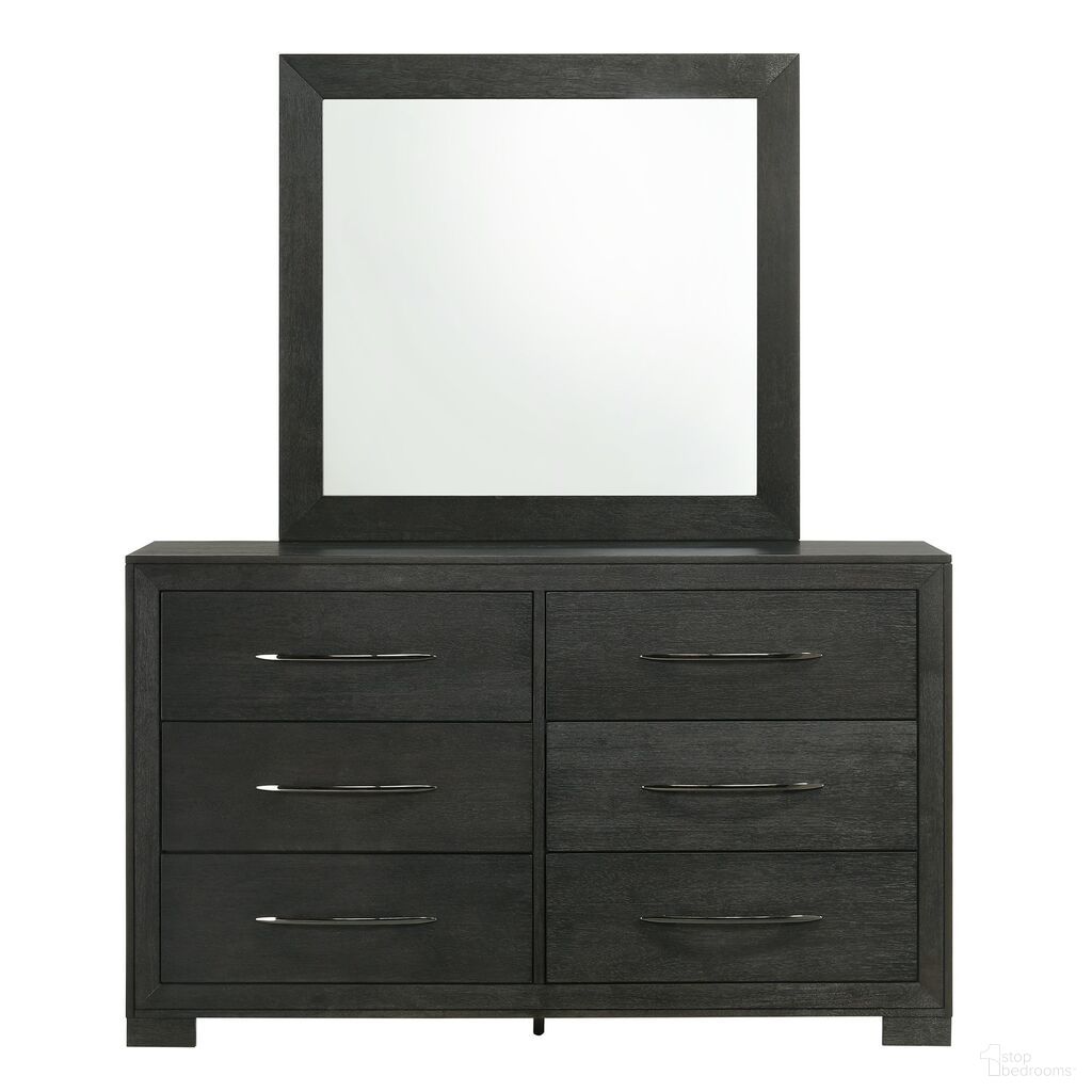The appearance of Kenn Dresser and Mirror Set In Black designed by Picket House in the modern / contemporary interior design. This black piece of furniture  was selected by 1StopBedrooms from Kenn Collection to add a touch of cosiness and style into your home. Sku: B-3410-8-DR;B-3410-8-MR. Material: Rubberwood.
