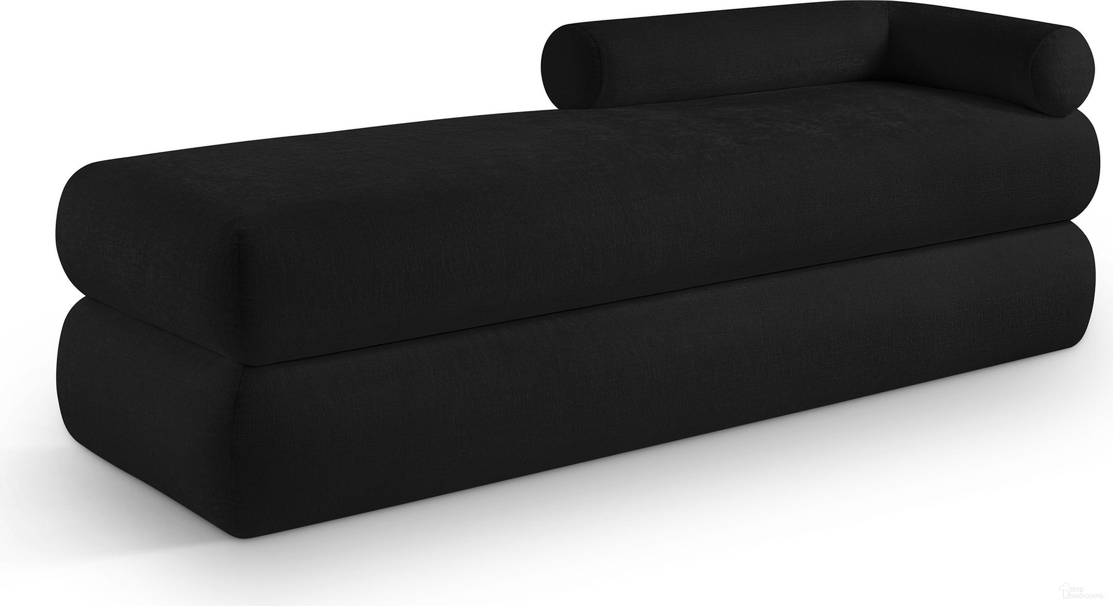 The appearance of Kennedy Chenille Fabric Bench In Black designed by Meridian in the modern / contemporary interior design. This black piece of furniture was selected by 1StopBedrooms from Kennedy Collection to add a touch of cosiness and style into your home. Sku: 197Black. Material: Chenille.