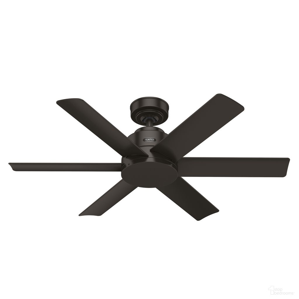 The appearance of Kennicott 44 Inch Damp Rated Ceiling Fan and Wall Control In Premier Bronze designed by Hunter Fan in the transitional interior design. This premier bronze piece of furniture was selected by 1StopBedrooms from Kennicott Collection to add a touch of cosiness and style into your home. Sku: 51114. Material: Plastic.