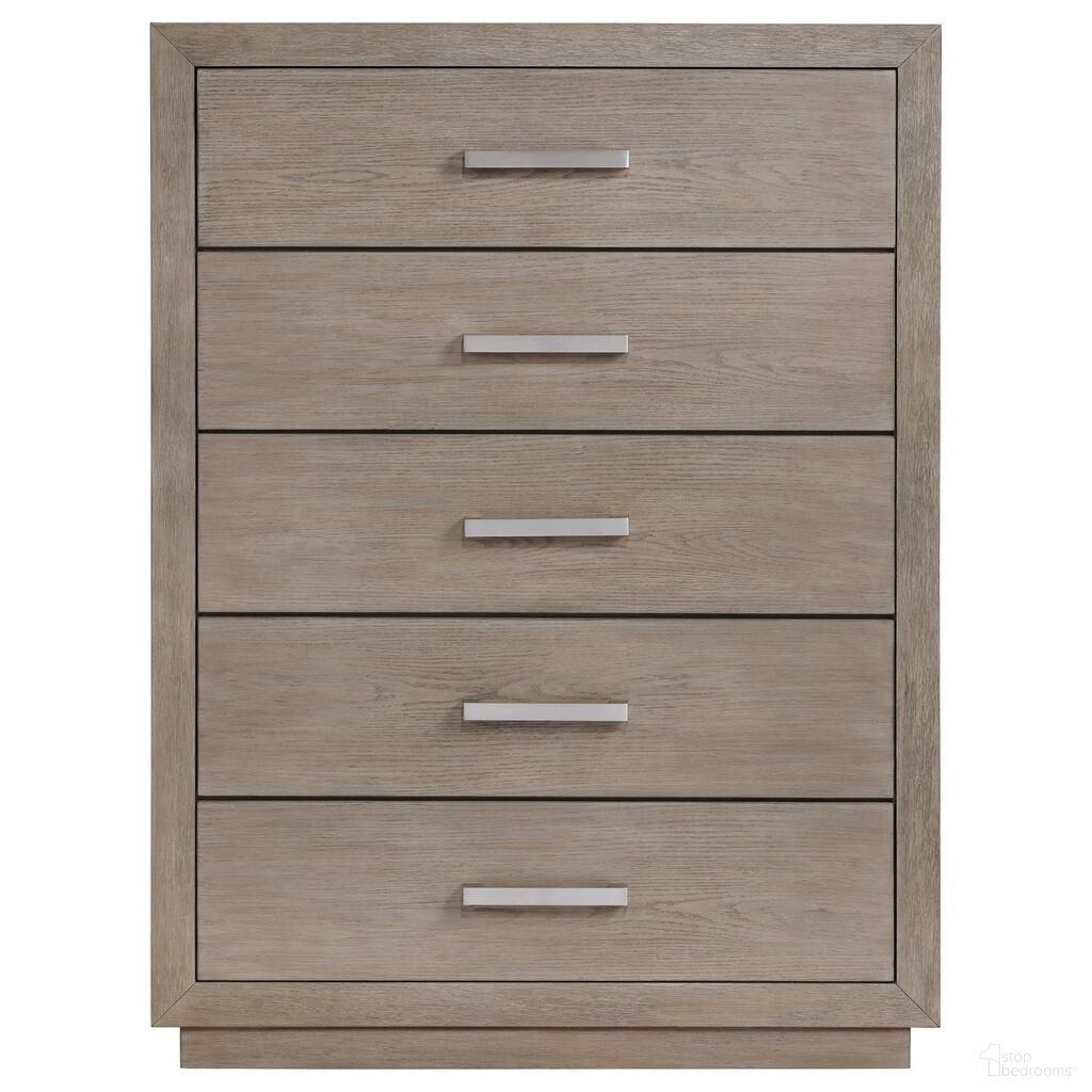 The appearance of Kenora 5-Drawer Bedroom Chest In Barley Brown designed by Coaster in the transitional interior design. This barley brown piece of furniture  was selected by 1StopBedrooms from Kenora Collection to add a touch of cosiness and style into your home. Sku: 224855. Material: Wood.