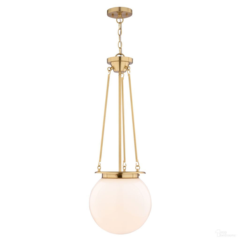 The appearance of Kent 11.75 Inch 1 Light Pendant In Muted Brass designed by Vaxcel in the traditional interior design. This muted brass piece of furniture was selected by 1StopBedrooms from Kent Collection to add a touch of cosiness and style into your home. Sku: P0446. Material: Steel.