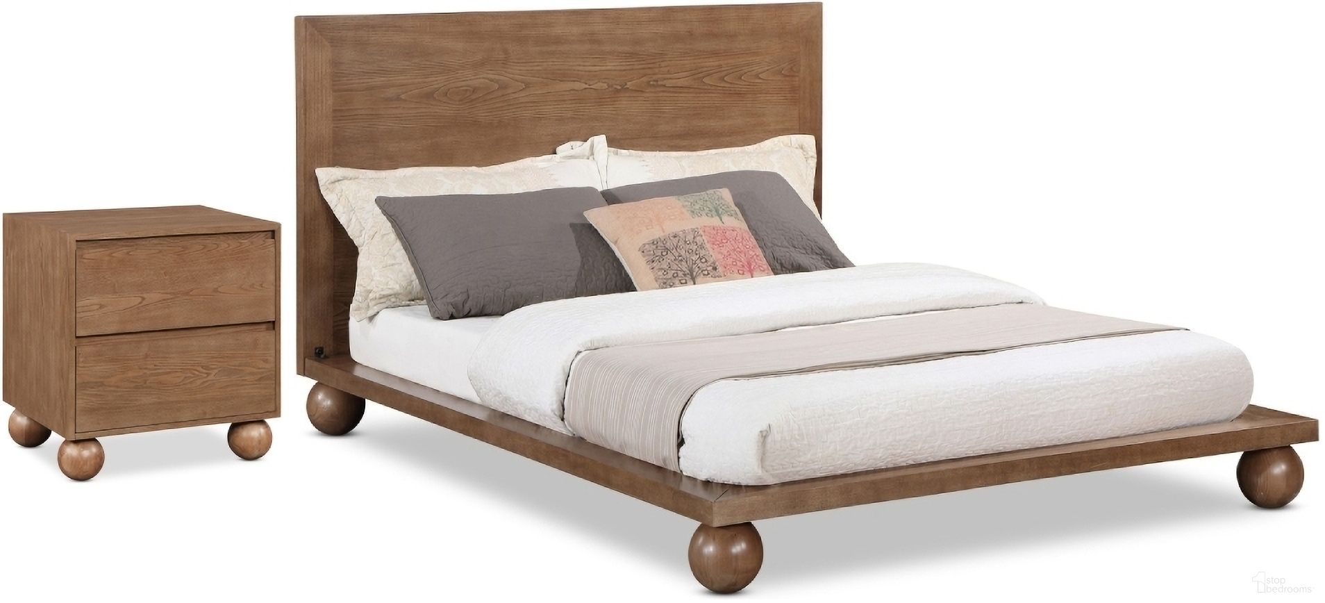 Kent Bedroom Set In Walnut